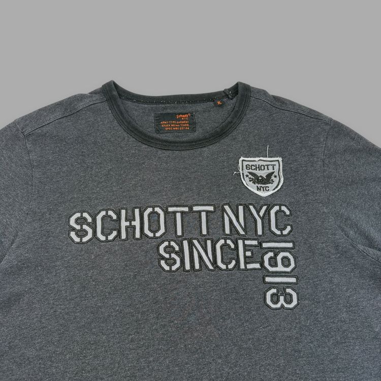 Schott NYC 2000's spellout graphic tee (XL) Men’s image 6