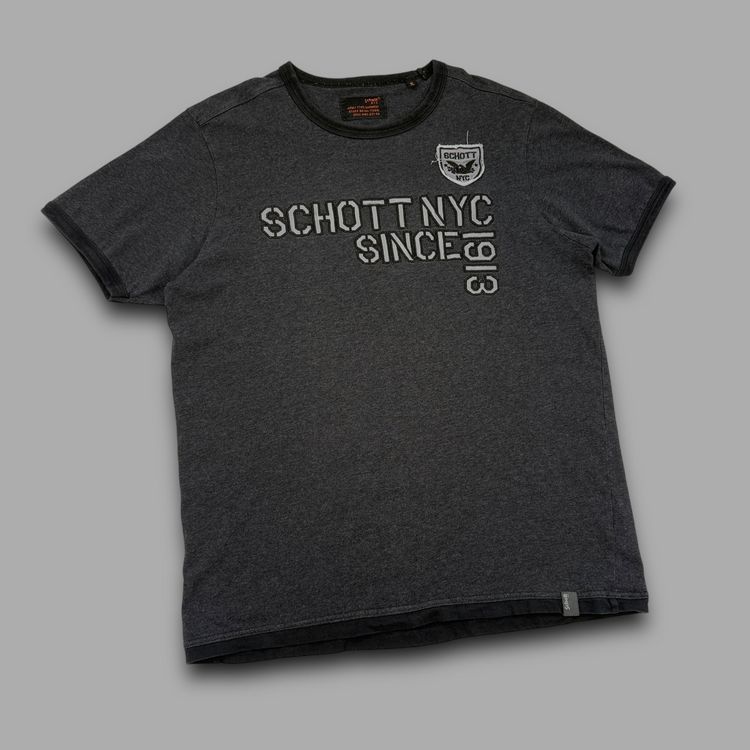 Schott NYC 2000's spellout graphic tee (XL) Men’s image 3
