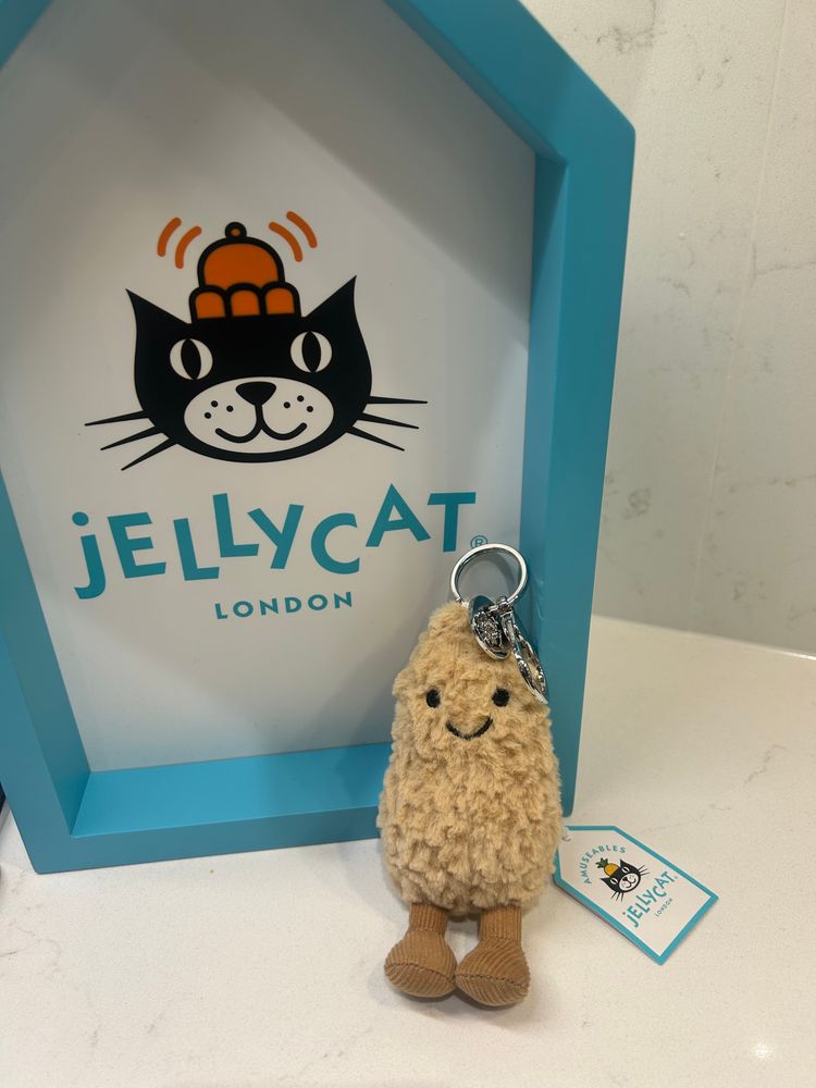 Jellycat Peanut Bag charm BNWT