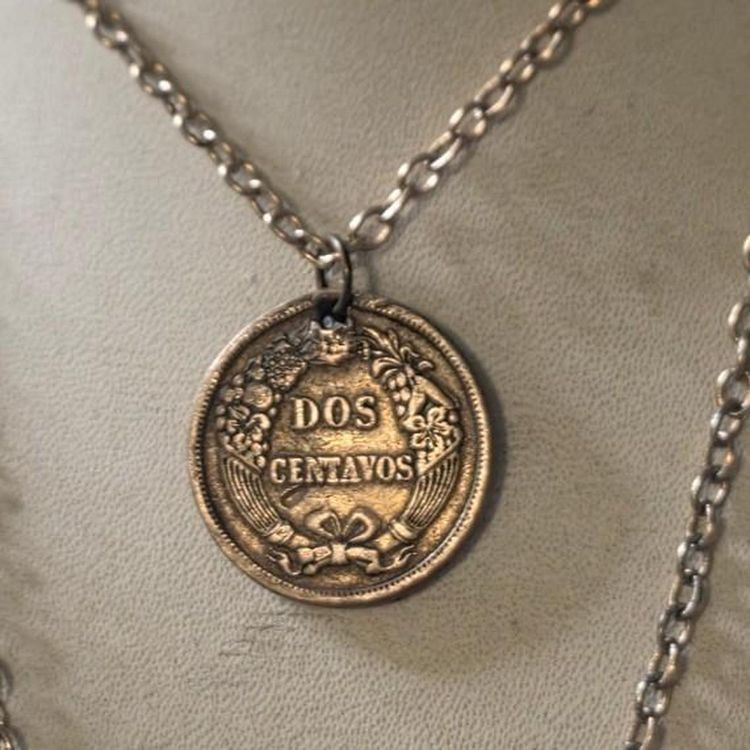 Coin Pendant Necklace £2 starts it