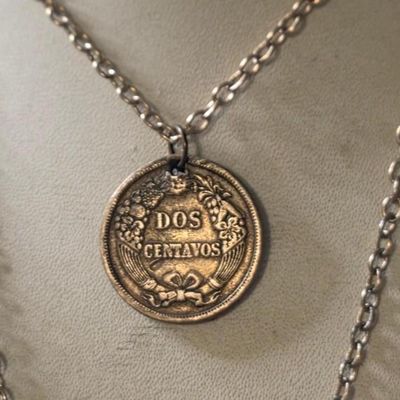Coin Pendant Necklace £2 starts it
