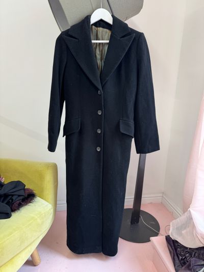 Black Long Wool Coat