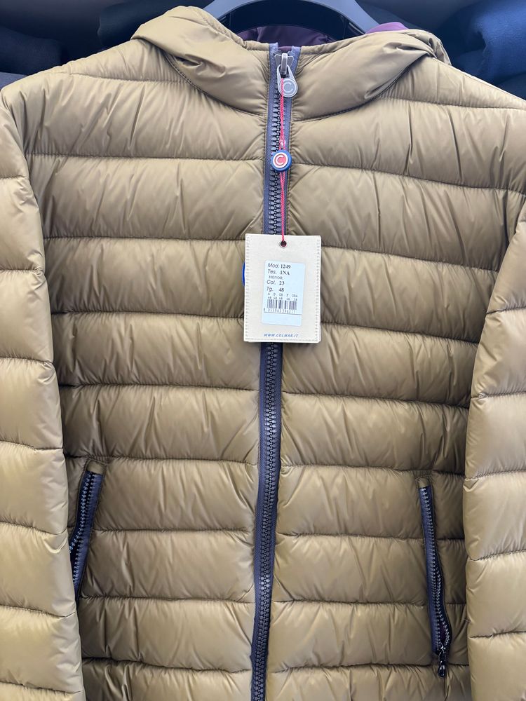 Brown Puffer Jacket With Hood
