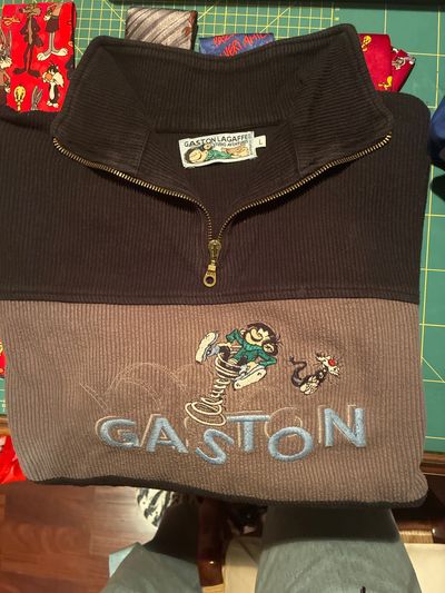 Gaston Lagaffe Half-Zip Sweater