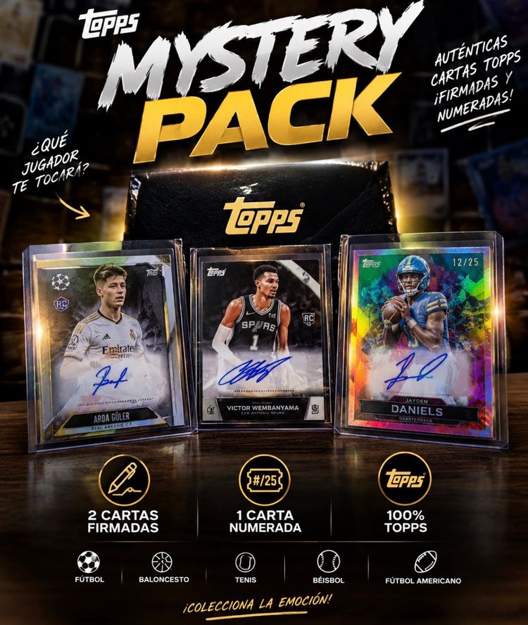 2 cartas firmadas 1 carta numerada topps obraz 1