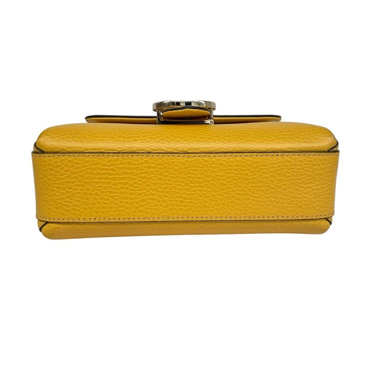 Immagine di Gucci Leather Mini Dollar Interlocking G Crossbody Bag 9