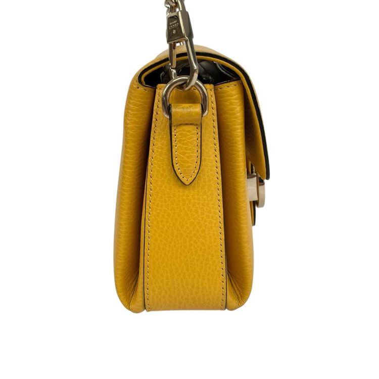 Immagine di Gucci Leather Mini Dollar Interlocking G Crossbody Bag 2