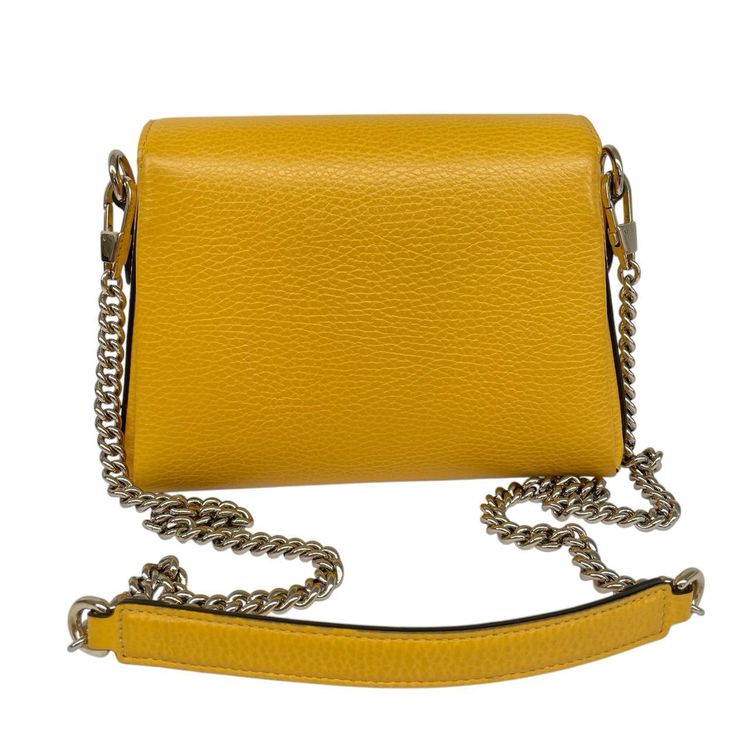 Immagine di Gucci Leather Mini Dollar Interlocking G Crossbody Bag 6