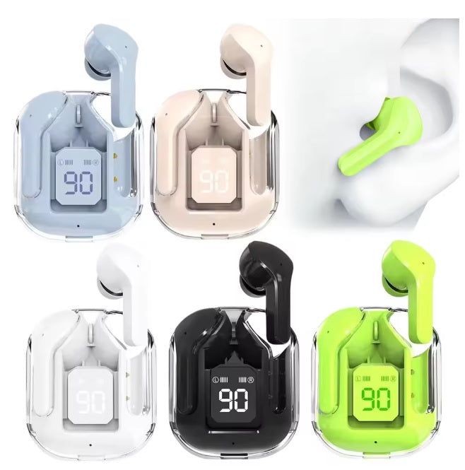 Airpod Bluetooth. display digitale, noise reduction image 1