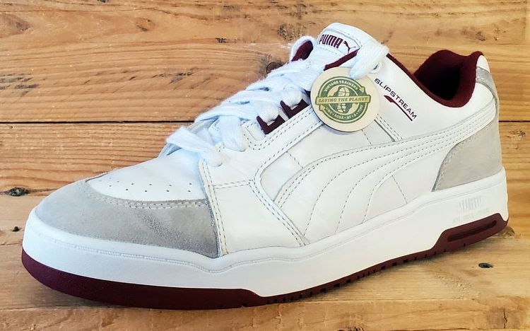 Puma Slipstream Retro Low Leather Trainers UK9/US10/EU43 384692-06 White/Red image 2