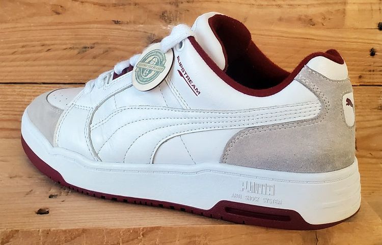 Puma Slipstream Retro Low Leather Trainers UK9/US10/EU43 384692-06 White/Red image 13