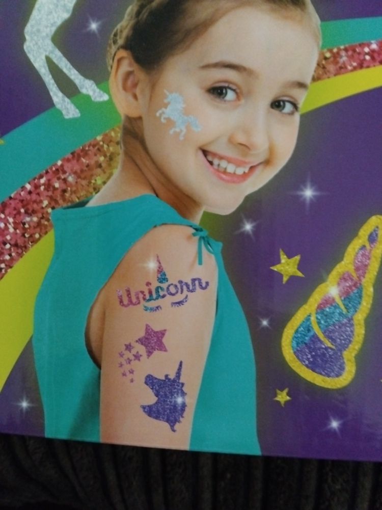 Girlzone Unicorn Glitter Tattoo Studio obraz 3