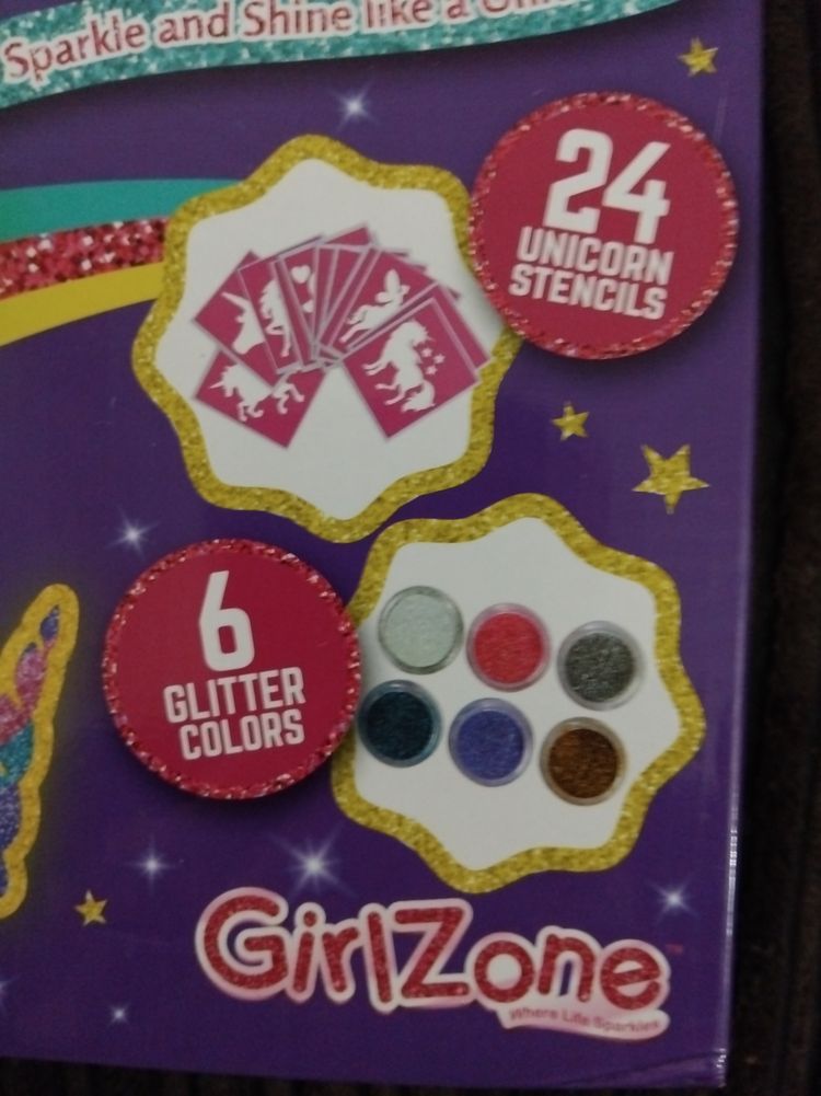 Girlzone Unicorn Glitter Tattoo Studio obraz 2