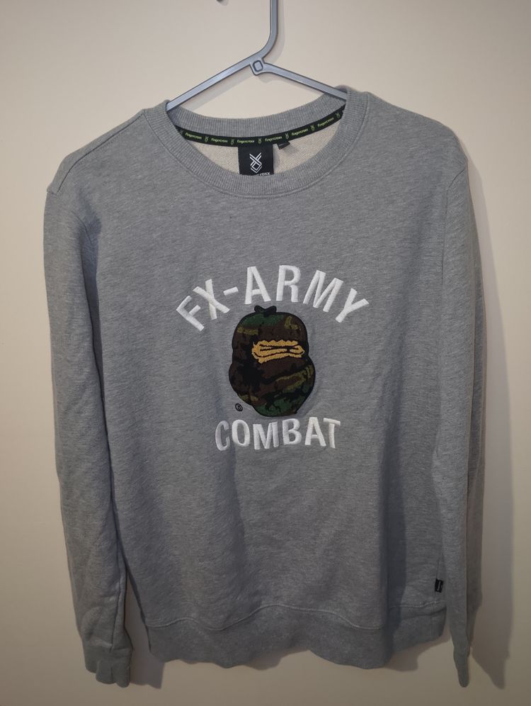 Fingercroxx Fingercroxx Grey Sweatshirt product image