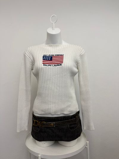 Ralph Lauren Flag Knit Jumper (S)