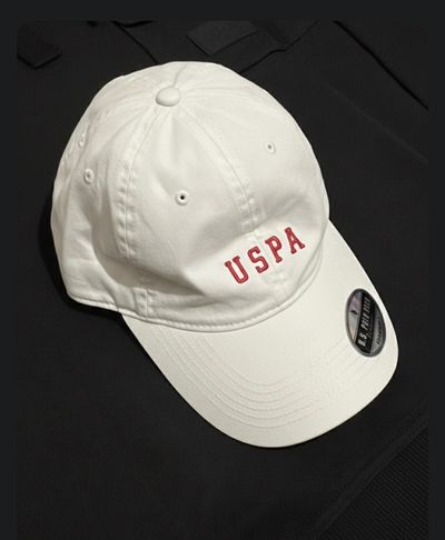 Uspa White Baseball Cap