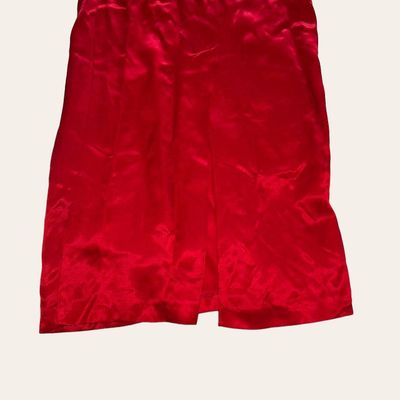 Red Satin Principles Dress 2