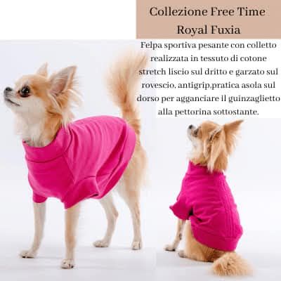 Other Modello Free Time Royal Fuxia dog sweatshirt product image