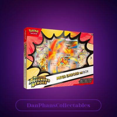 Ascended Heroes Mega Emboar EX Collection Box