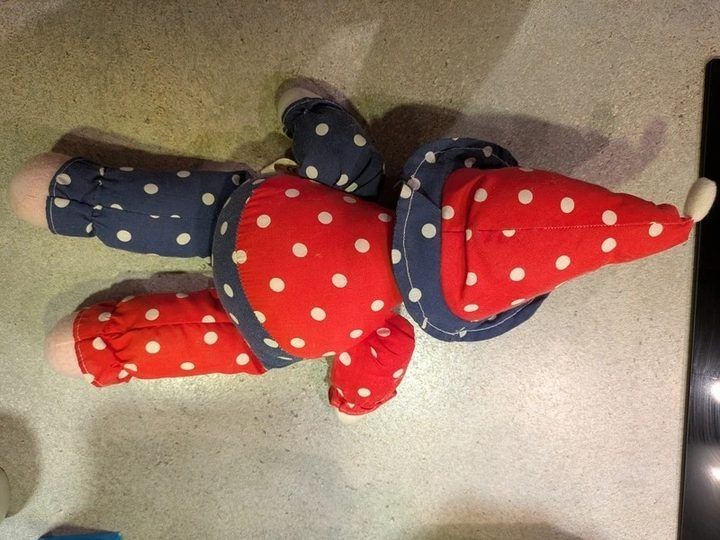 Polka Dot Clown Doll image 2