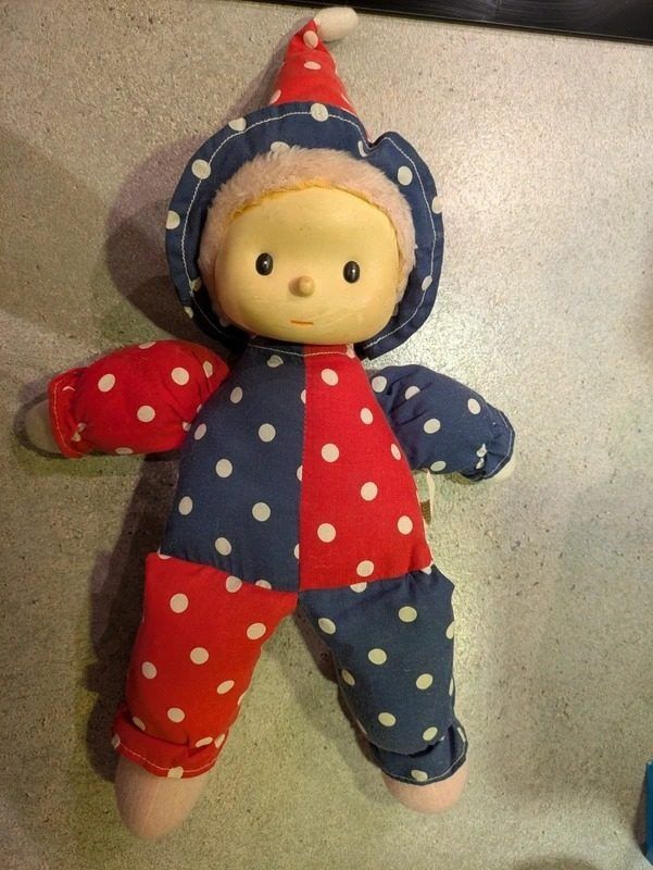 Polka Dot Clown Doll image 1