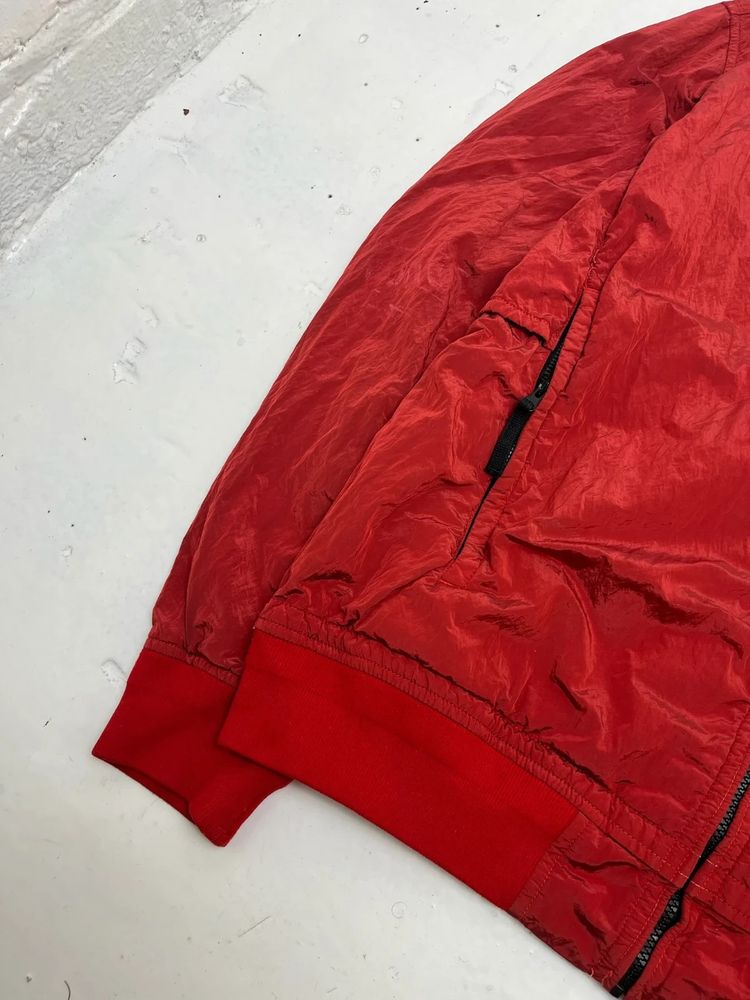 Stone Island Red Nylon Metal Tyvek Shield Jacket image 2