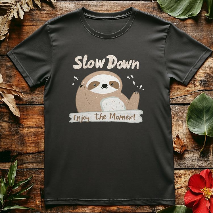 Slow Down 1 Sloth T-shirt image 4