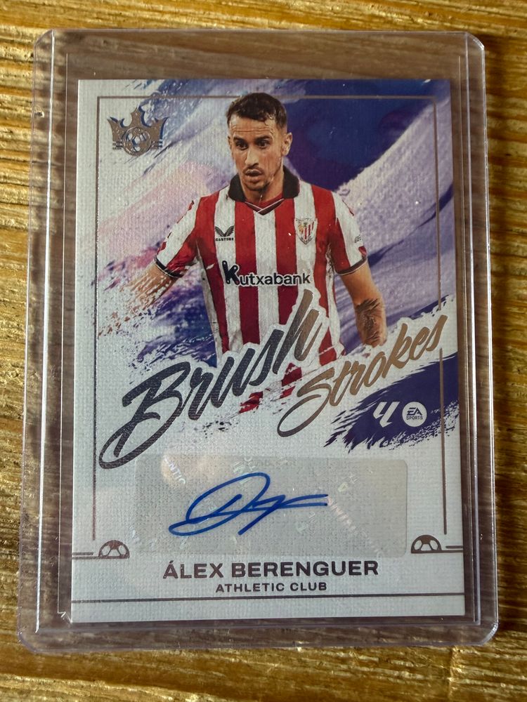 Álex Berenguer Auto Panini Pitch Kings 2025-26 Brush Strokes Athletic Club