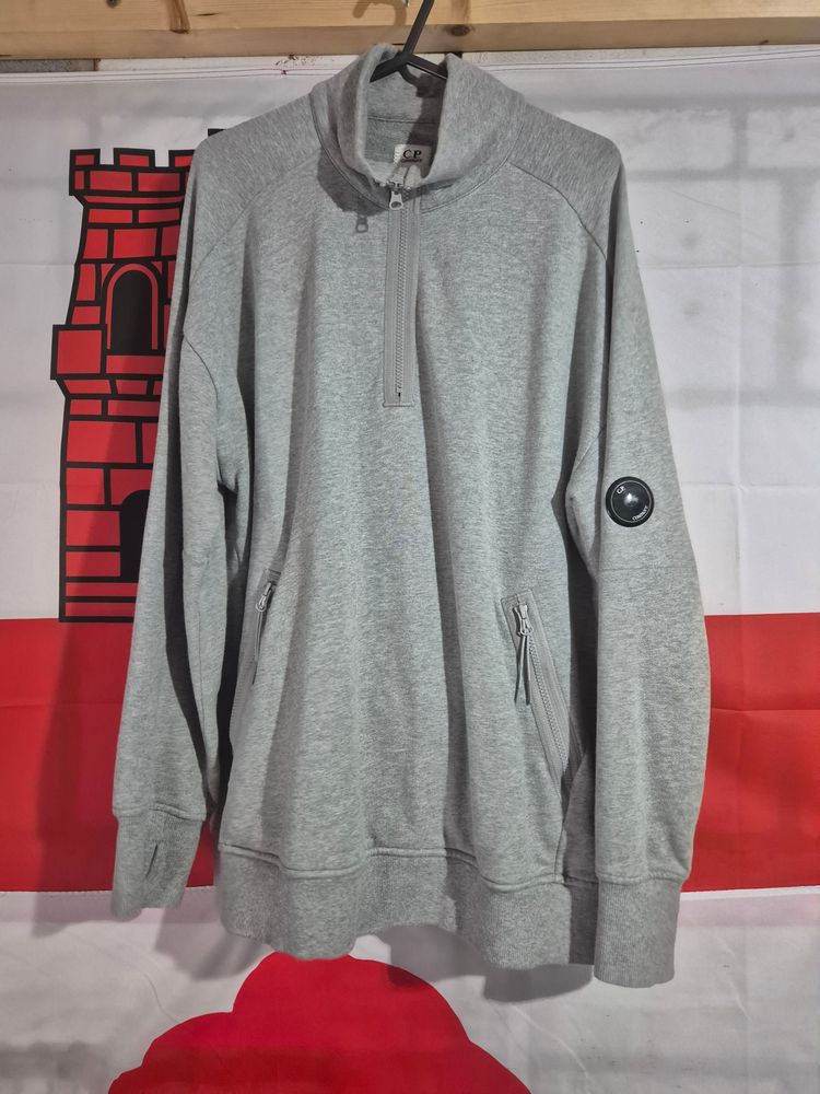 CP Company CP Company grey quarter-zip sweatshirt product image