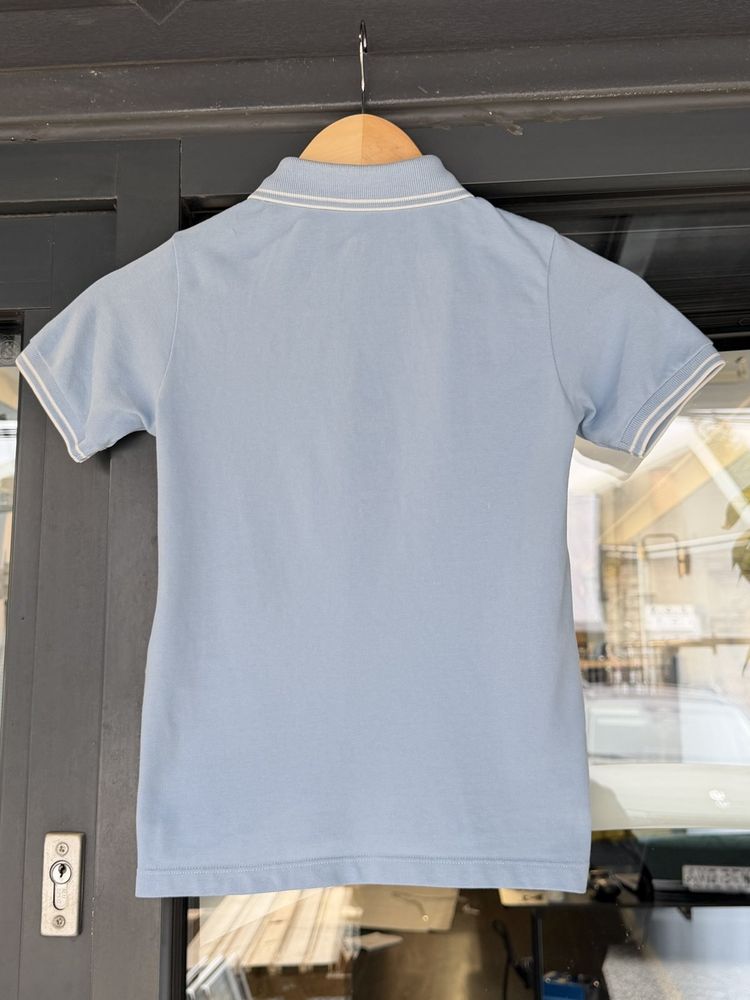 Age 8 Stone Island Junior Baby Blue Polo Shirt imagen 3