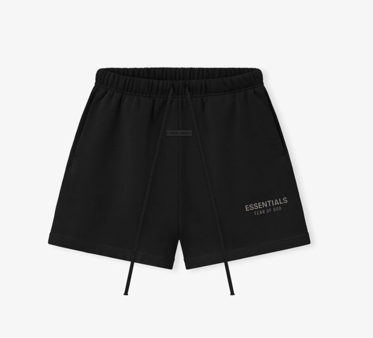 Essentials (Fear of God) SS25 Sweat Shorts - Jet Black (S)