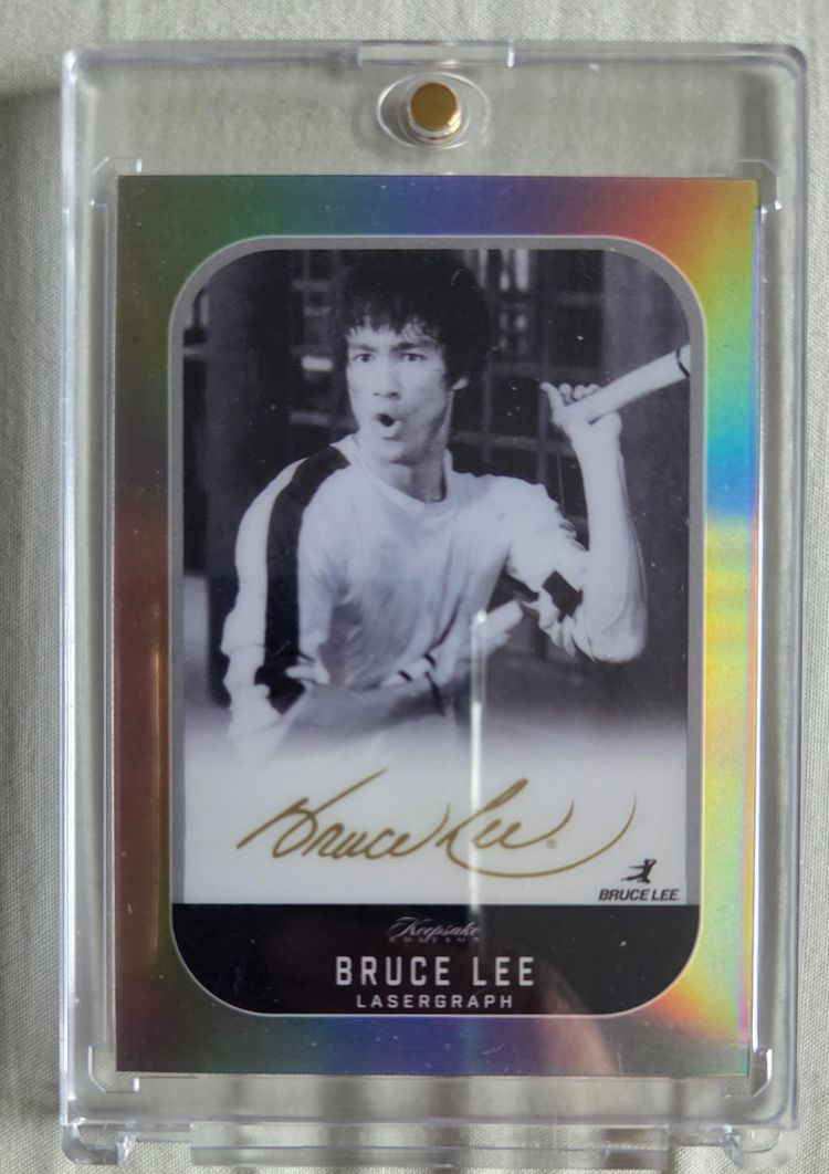 Keepsake Bruce Lee Lasersgraph Card product image
