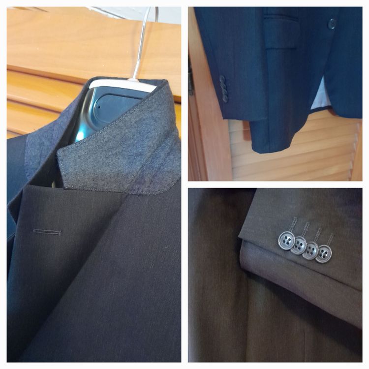 Gritti styled by Ermenegildo Zegna Giacca blazer uomo grigio scuro 7