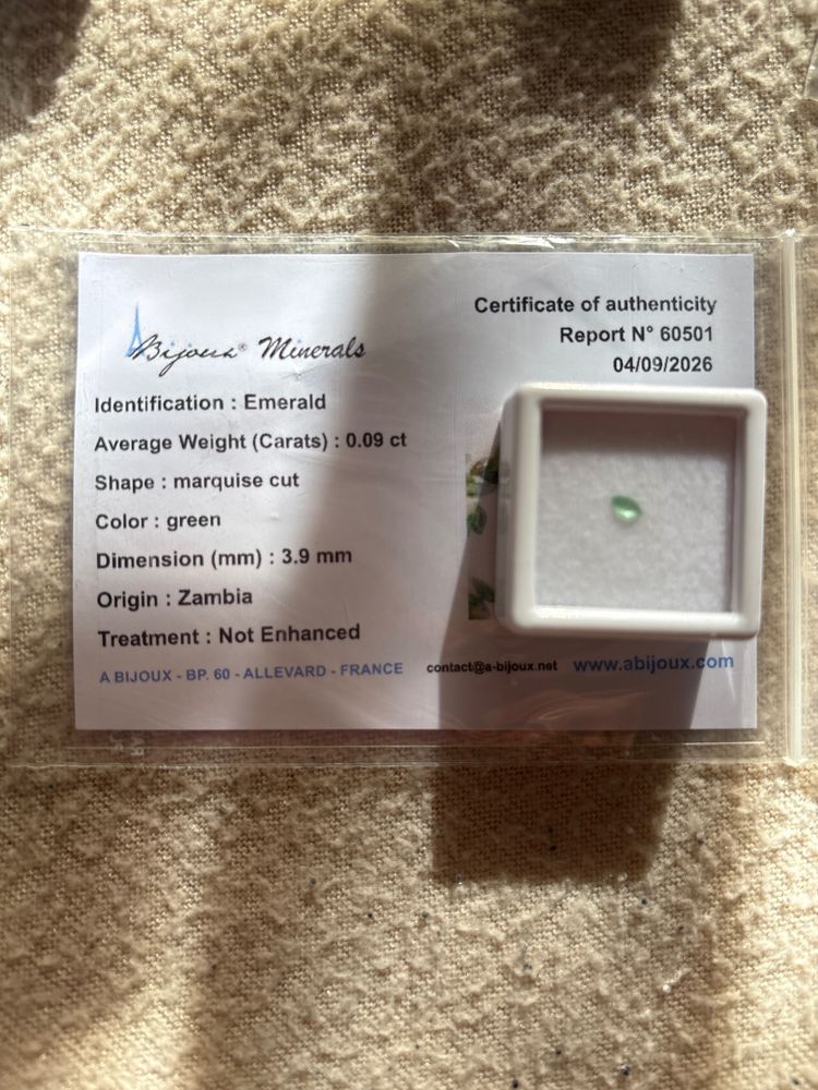 Green Marquise Cut Emerald Gemstone image 1