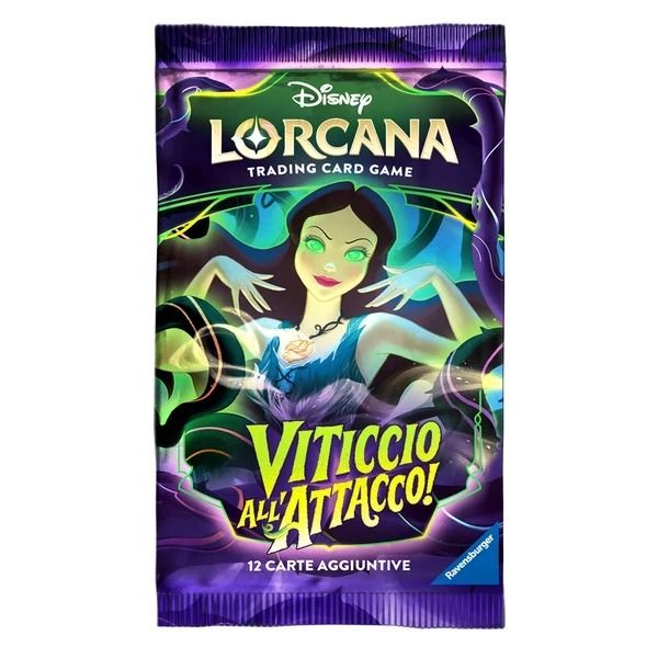 Disney Lorcana Trading Card Game Booster Pack ITA