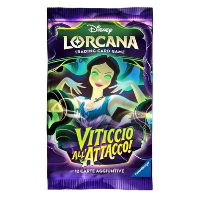 Disney Lorcana Trading Card Game Booster Pack ITA