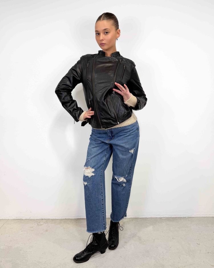 The Iris leather jacket 6