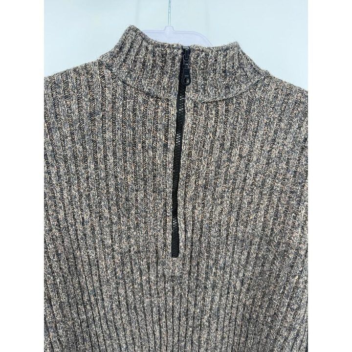 Specialty Collection Ribbed Knit Sweater With Half Zipper obraz 2