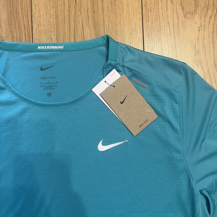 BNWT Nike Miler Rise Dri Fit T-Shirt Top & Shorts 2 Piece Set, Dusty Cactus  3