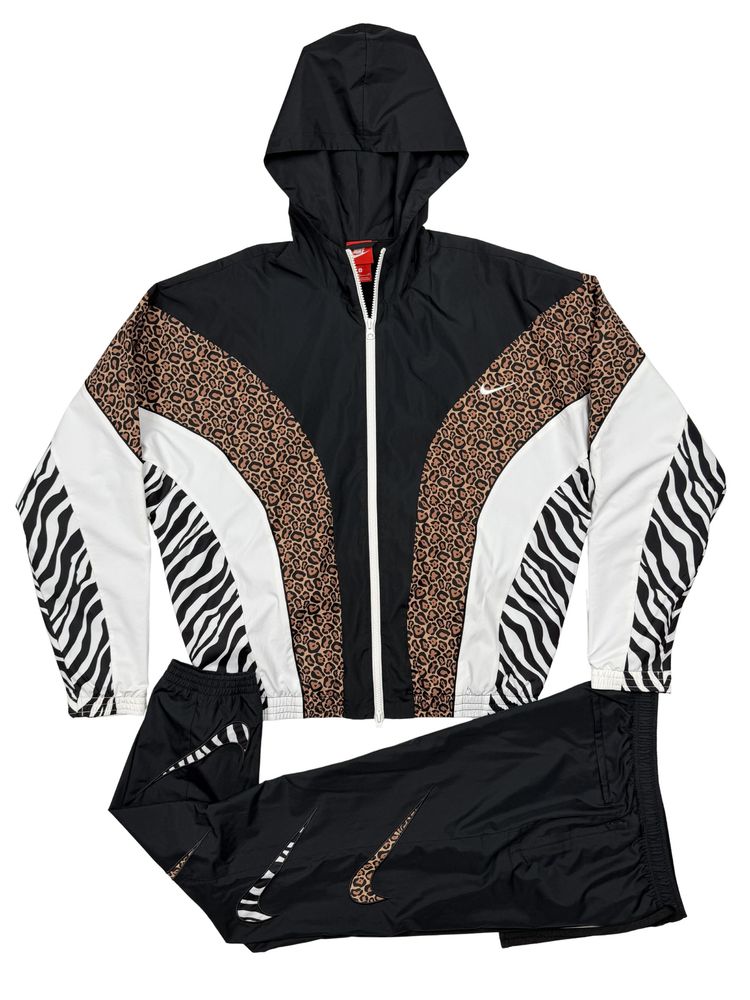 Kith x Nike Max Flight Chimera Animal Print Tracksuit - Black (549284717)
