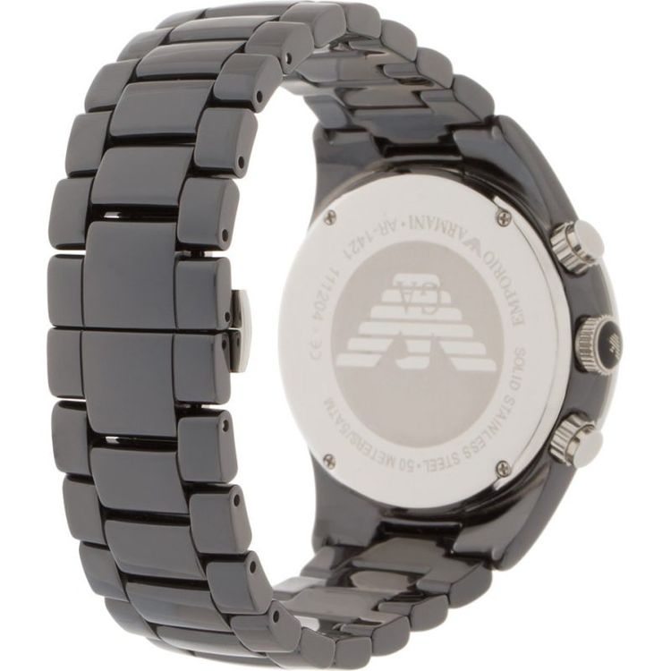 Emporio Armani AR1421 Black Stainless Steel Watches For Mens image 4