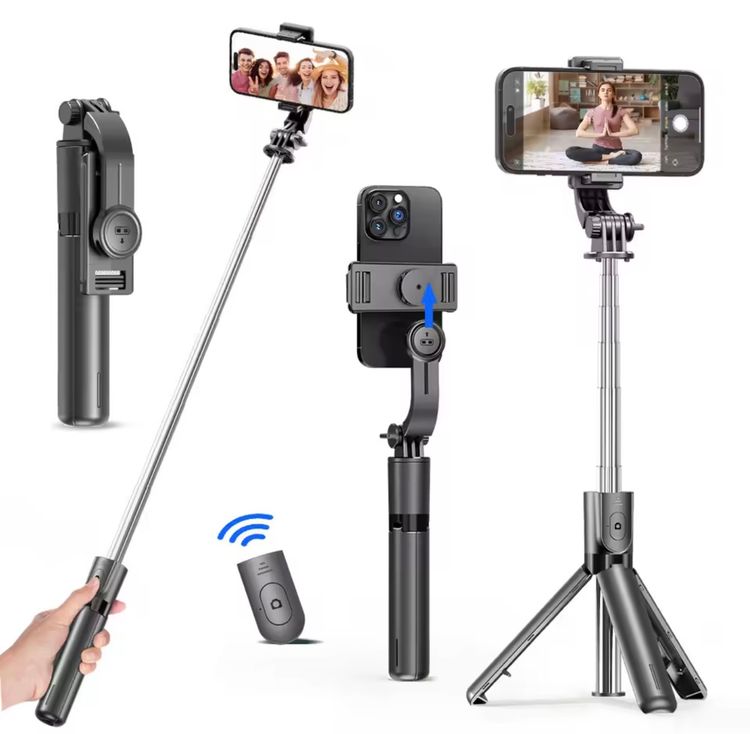 Other Bluetooth Selfie Stick Tripod With Remote Control 360° Rotating New product image
