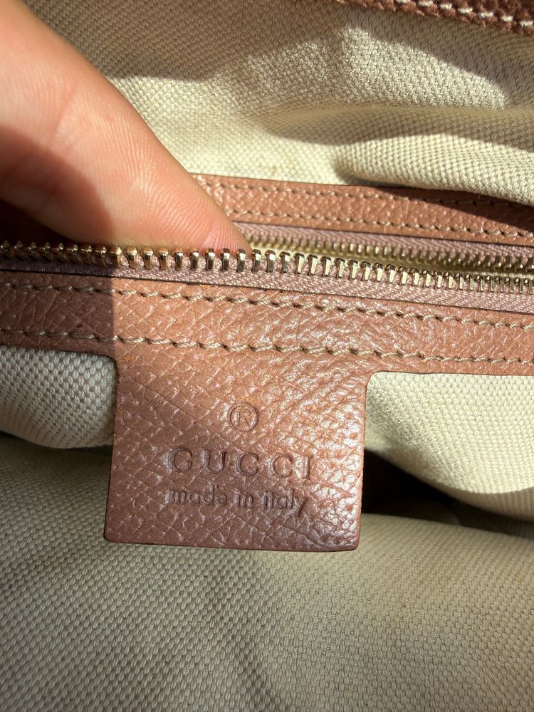 Gucci Bree Jockey Canvas Bag image 11