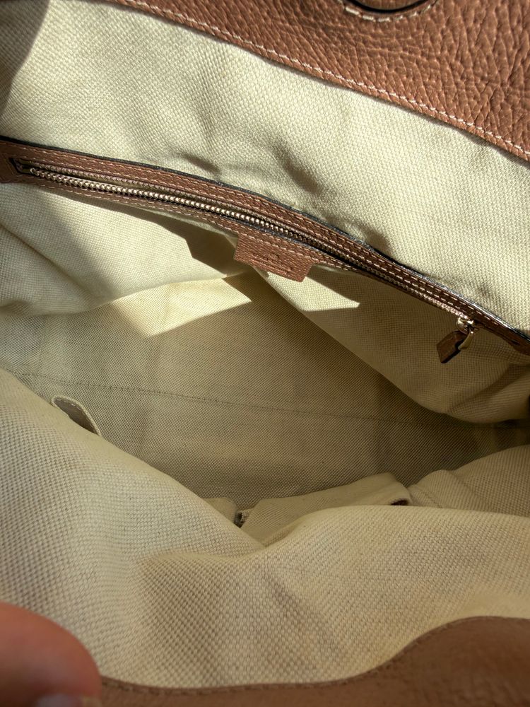 Gucci Bree Jockey Canvas Bag image 7