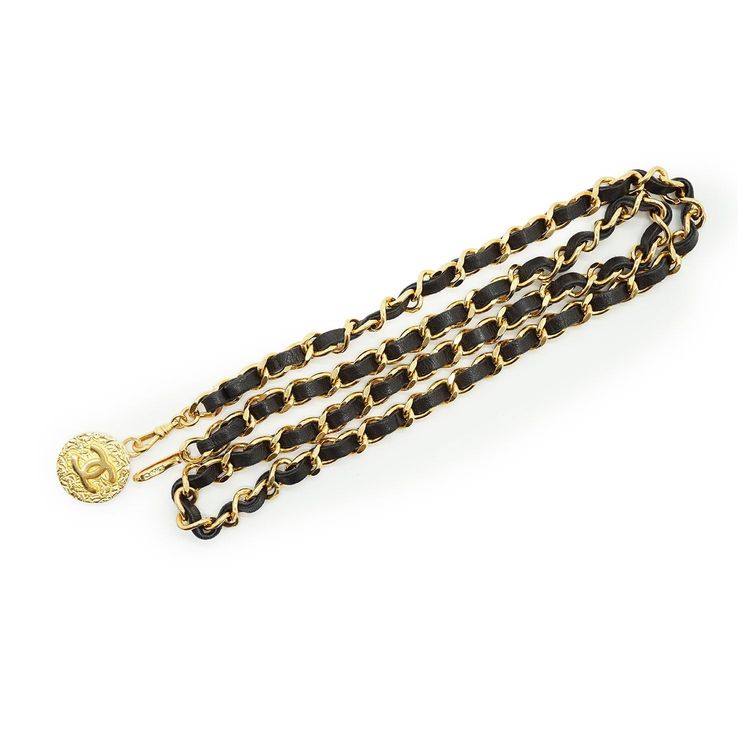 Immagine di Chanel Vintage Metal Belt CC 8