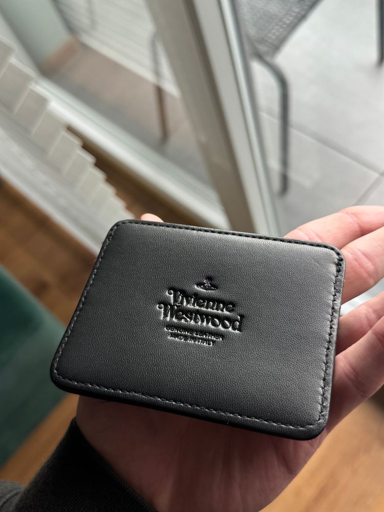 Immagine di Vivienne Westwood Black Leather Card Holder 3
