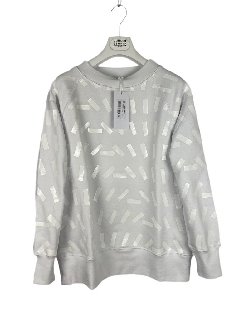 Felpa bianca Artisanal Maison Martin Margiela (nuova con cartellino) - Taglia S