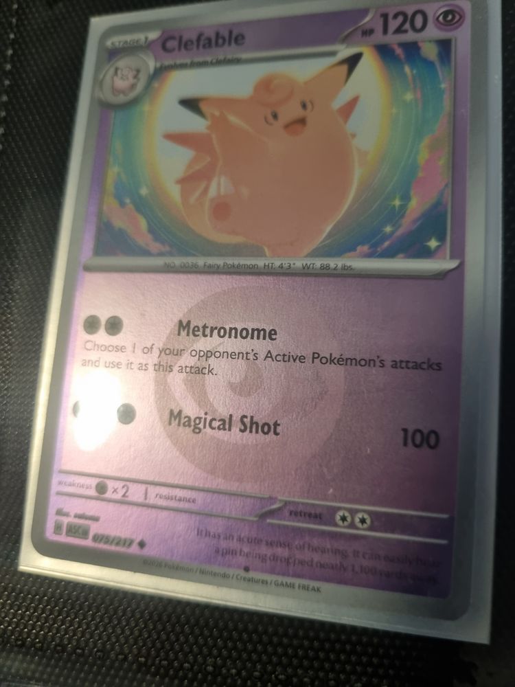 Clefable Pokémon Card