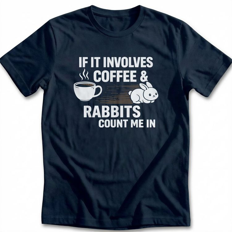 COFFEE & RABBITS 035 T-Shirt US image 3