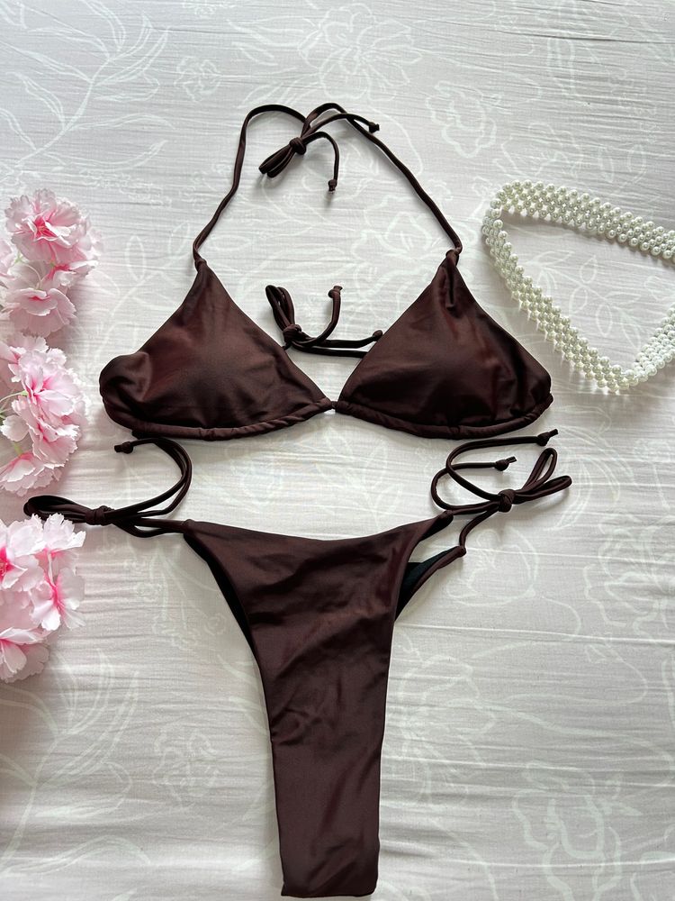 SHEIN Brown Bikini Set product image